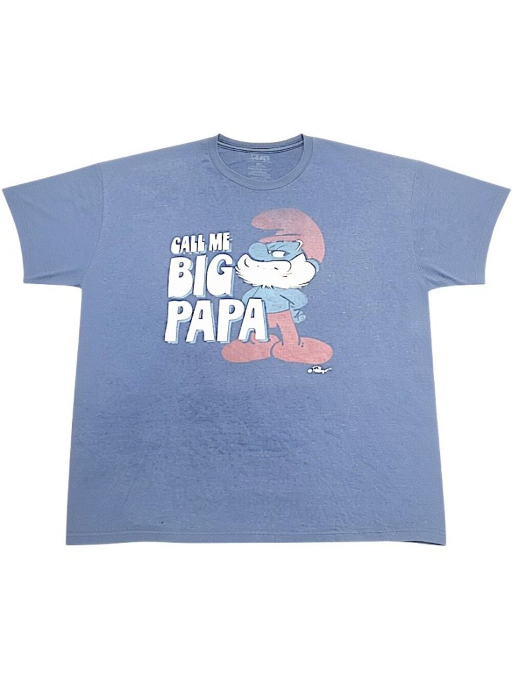 Smurfs Big Papa Graphic Tee Blue XXL - Picture 3 of 8